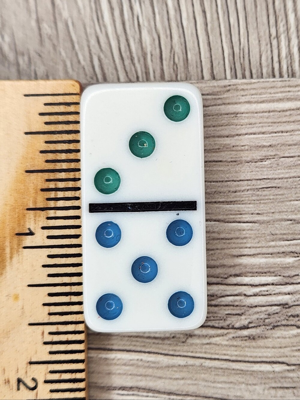 3:5 Replacement Domino Large Dot Shiny Color 1½ X ¾ X ¼ Dominoes